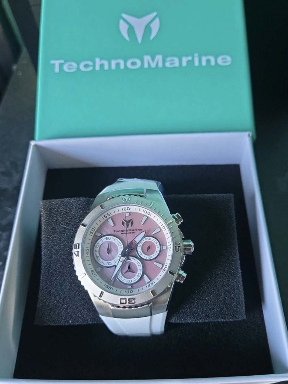 TM-22076 Invicta TechnoMarine Manta Sea Pink Mother Of Pearl Dial Watch 40mm